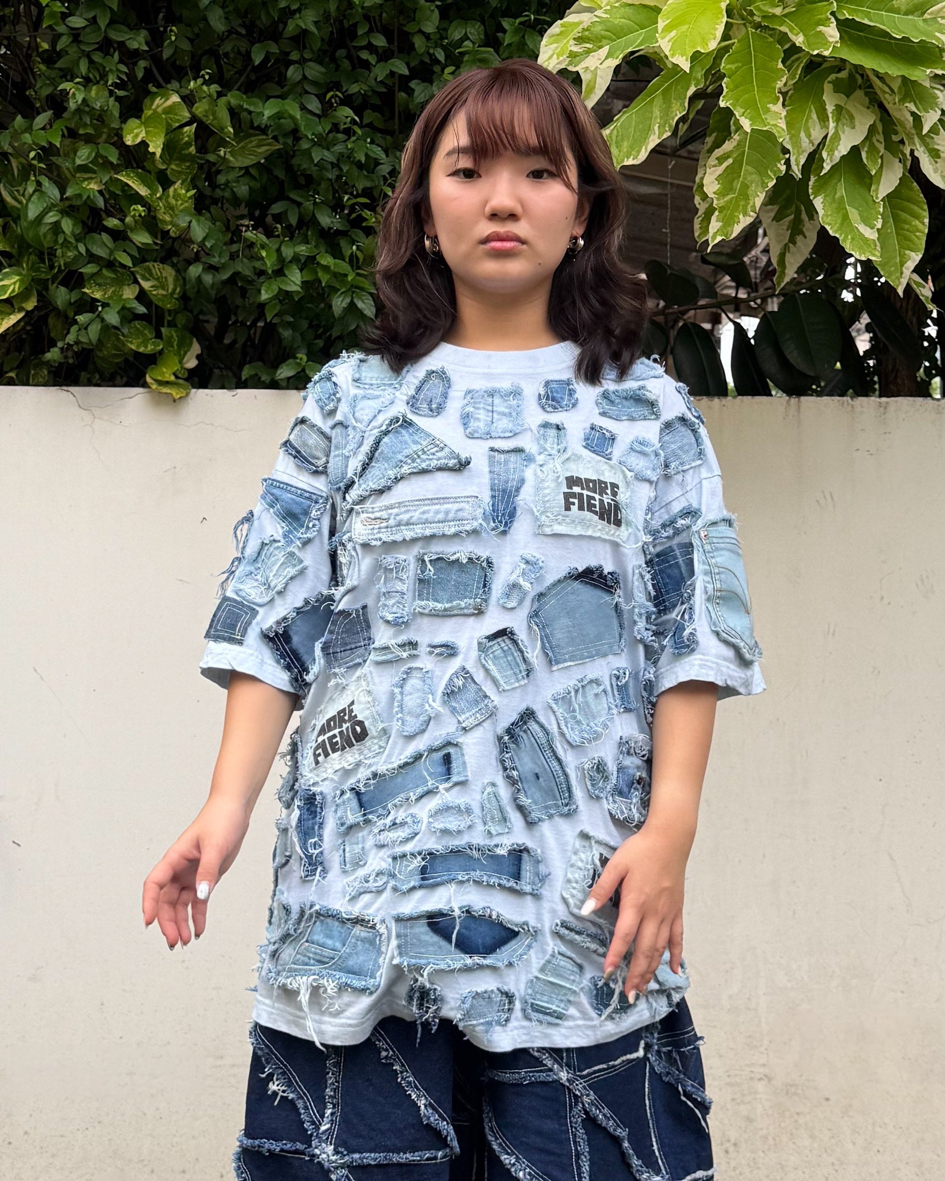 Denim Tiled Tee