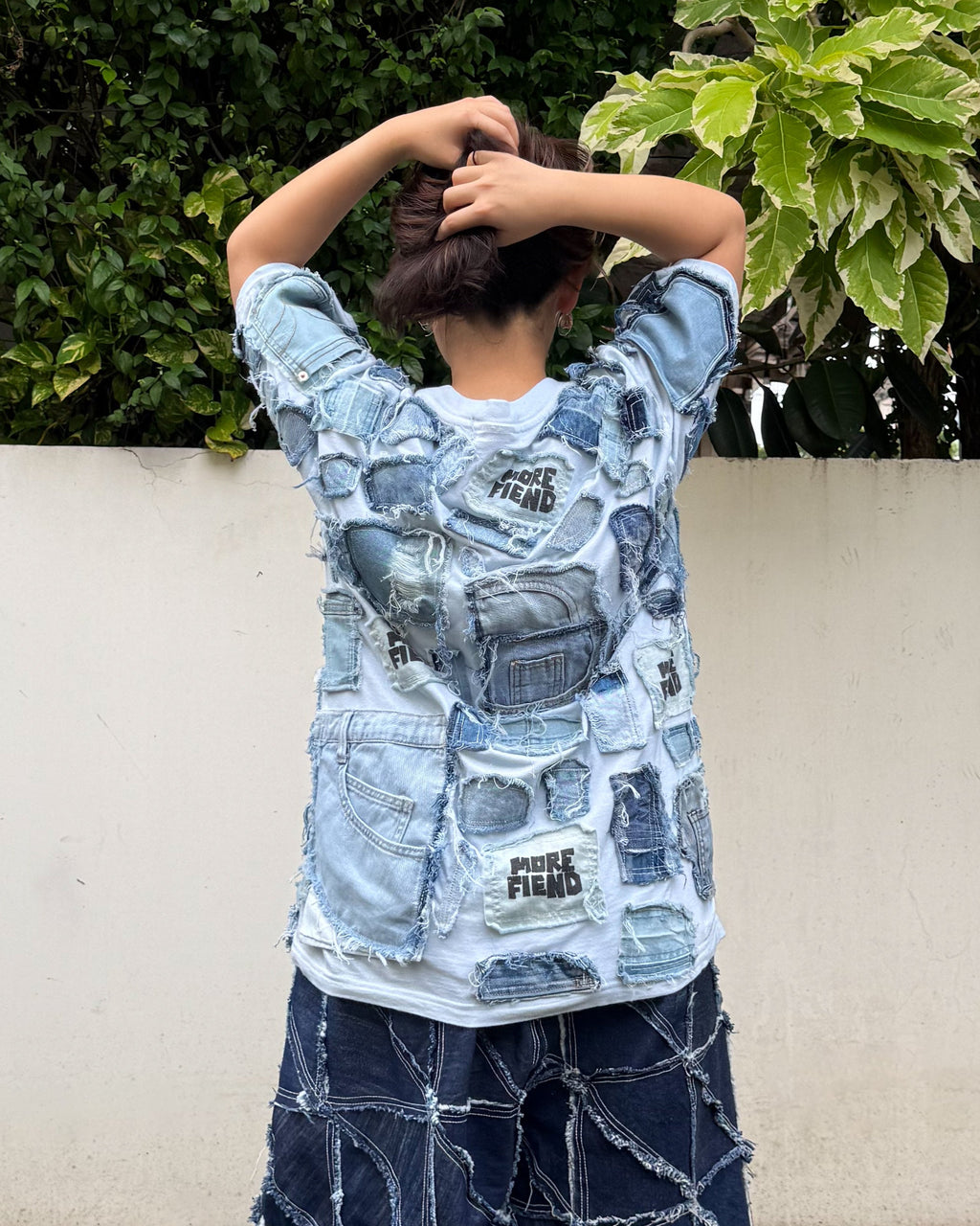 Denim Tiled Tee