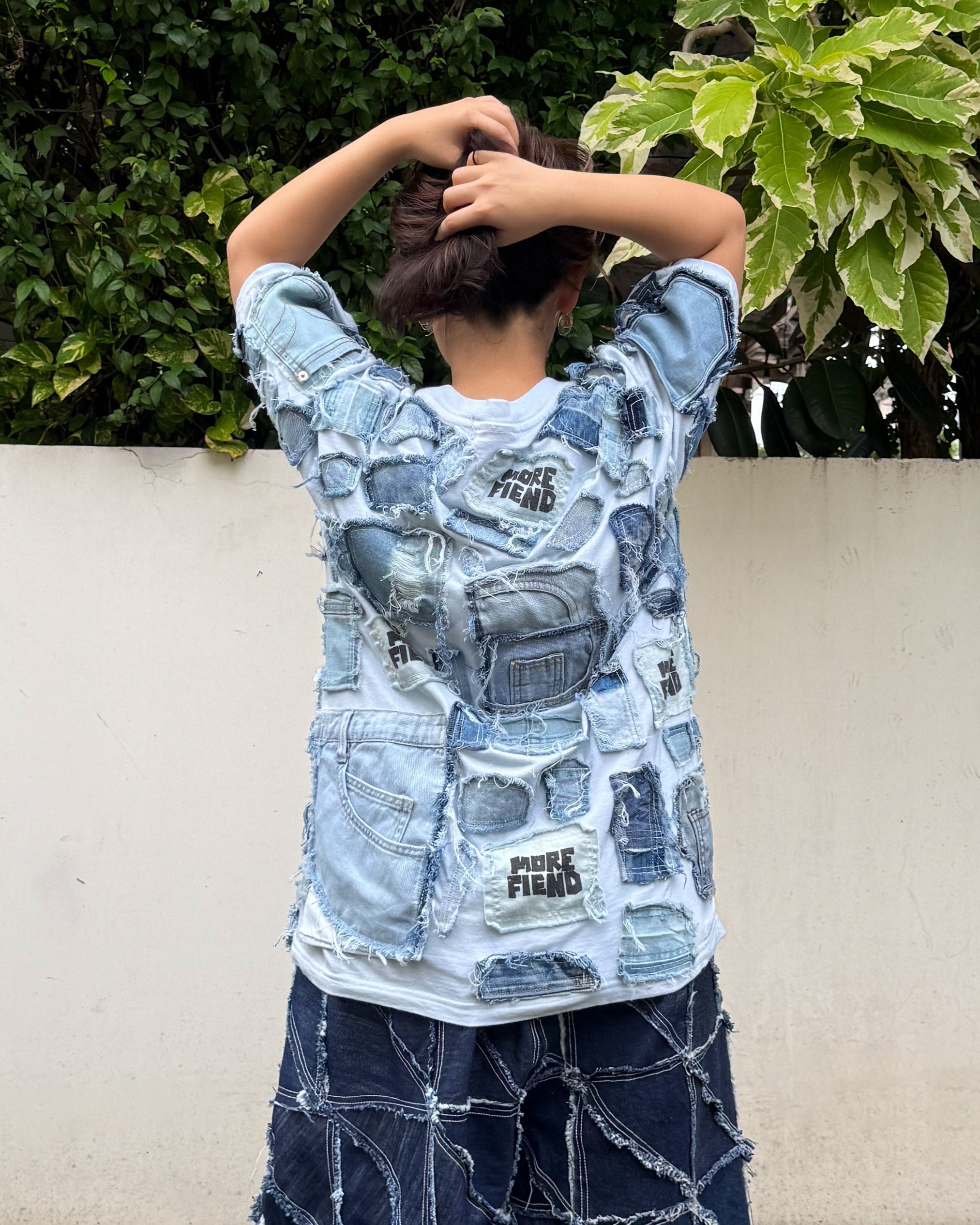 Denim Tiled Tee