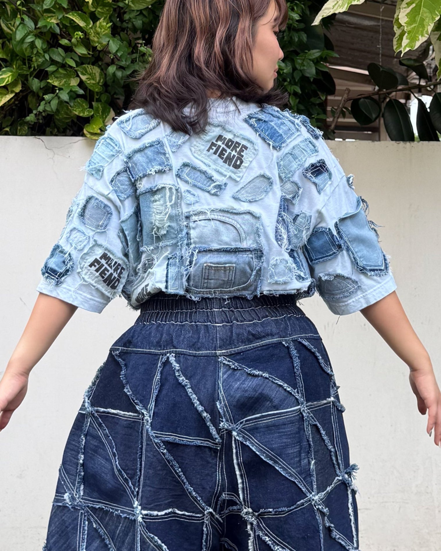 Denim Tiled Tee