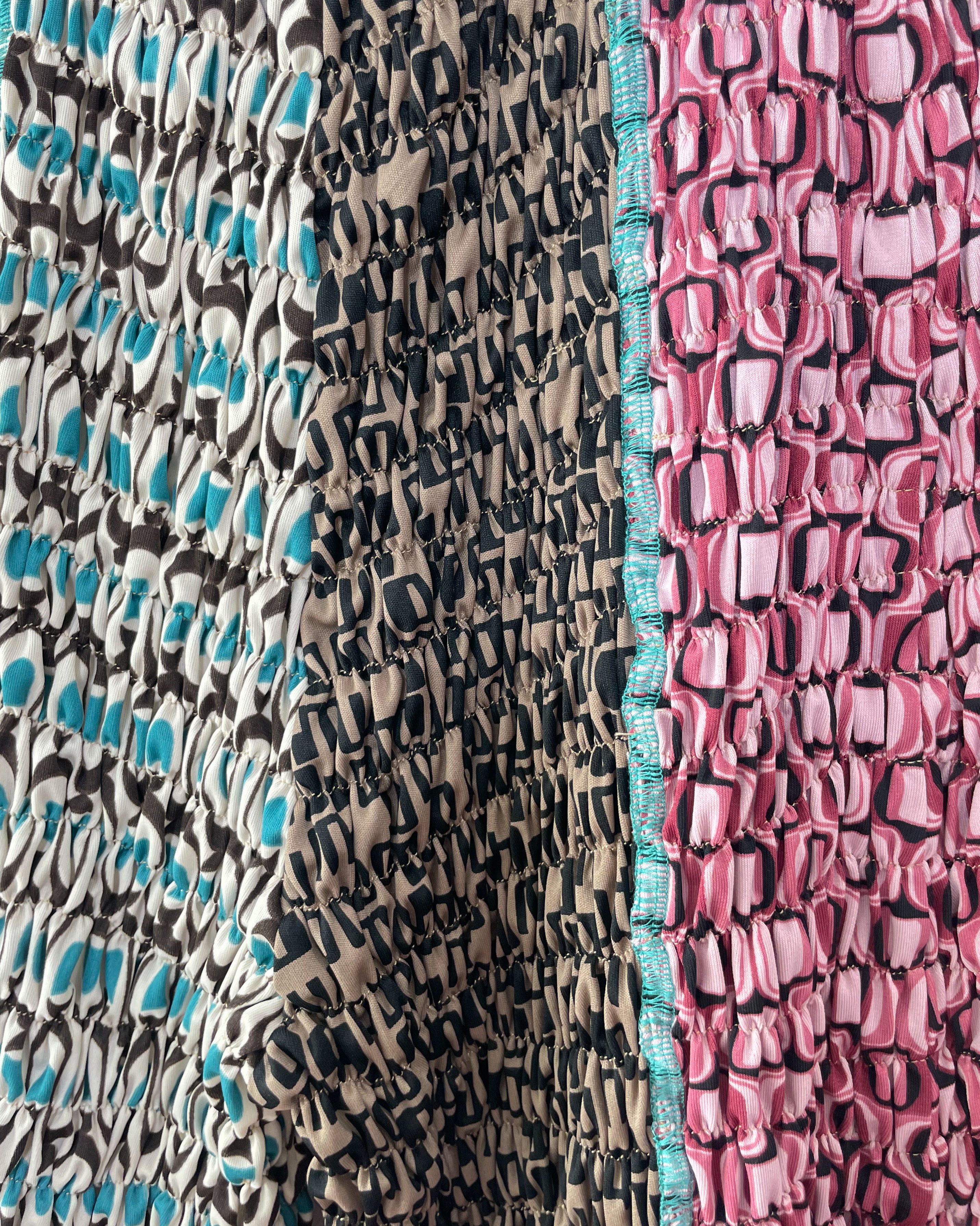 Patchwork Smock  Pants