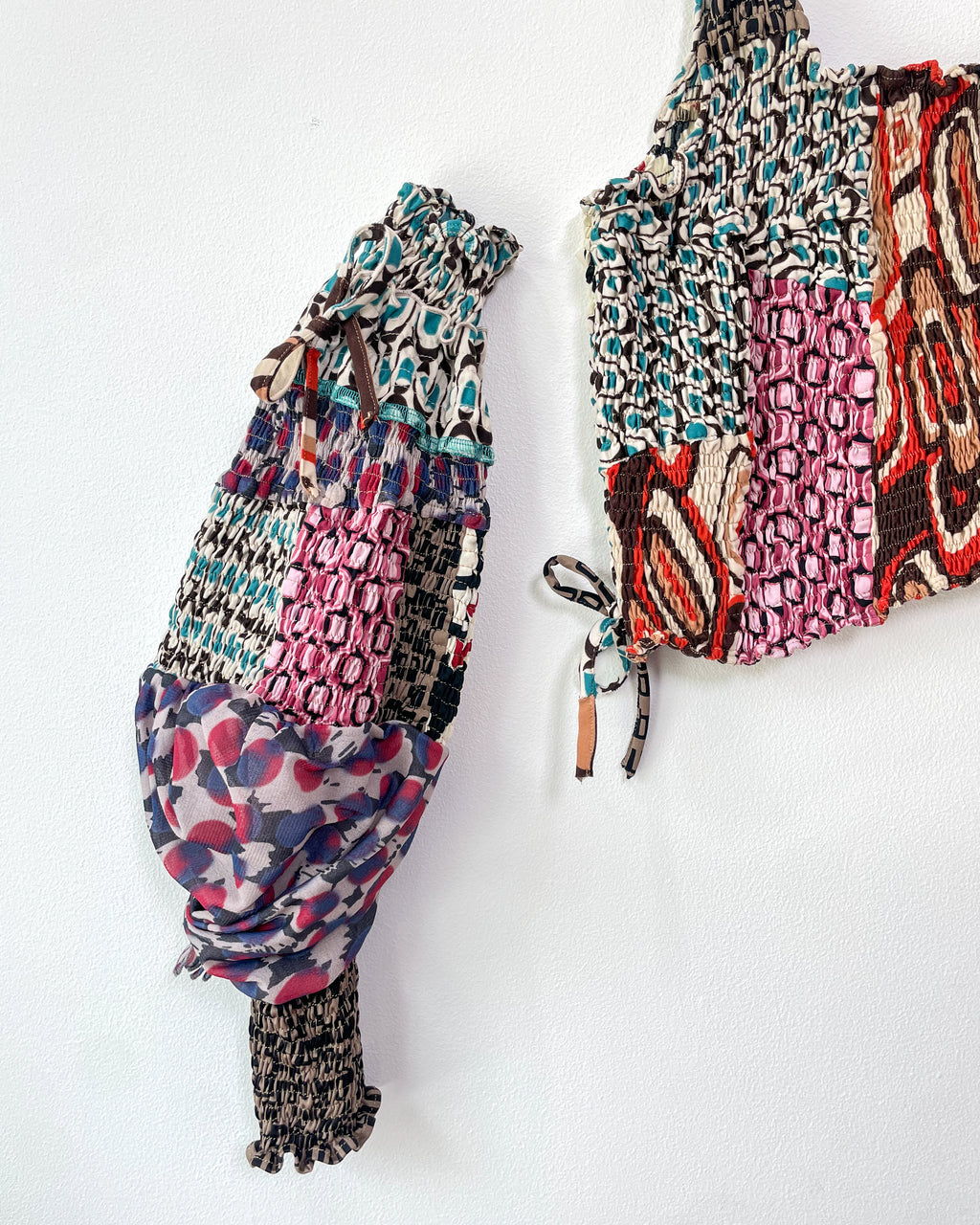 Patchwork Smock Top