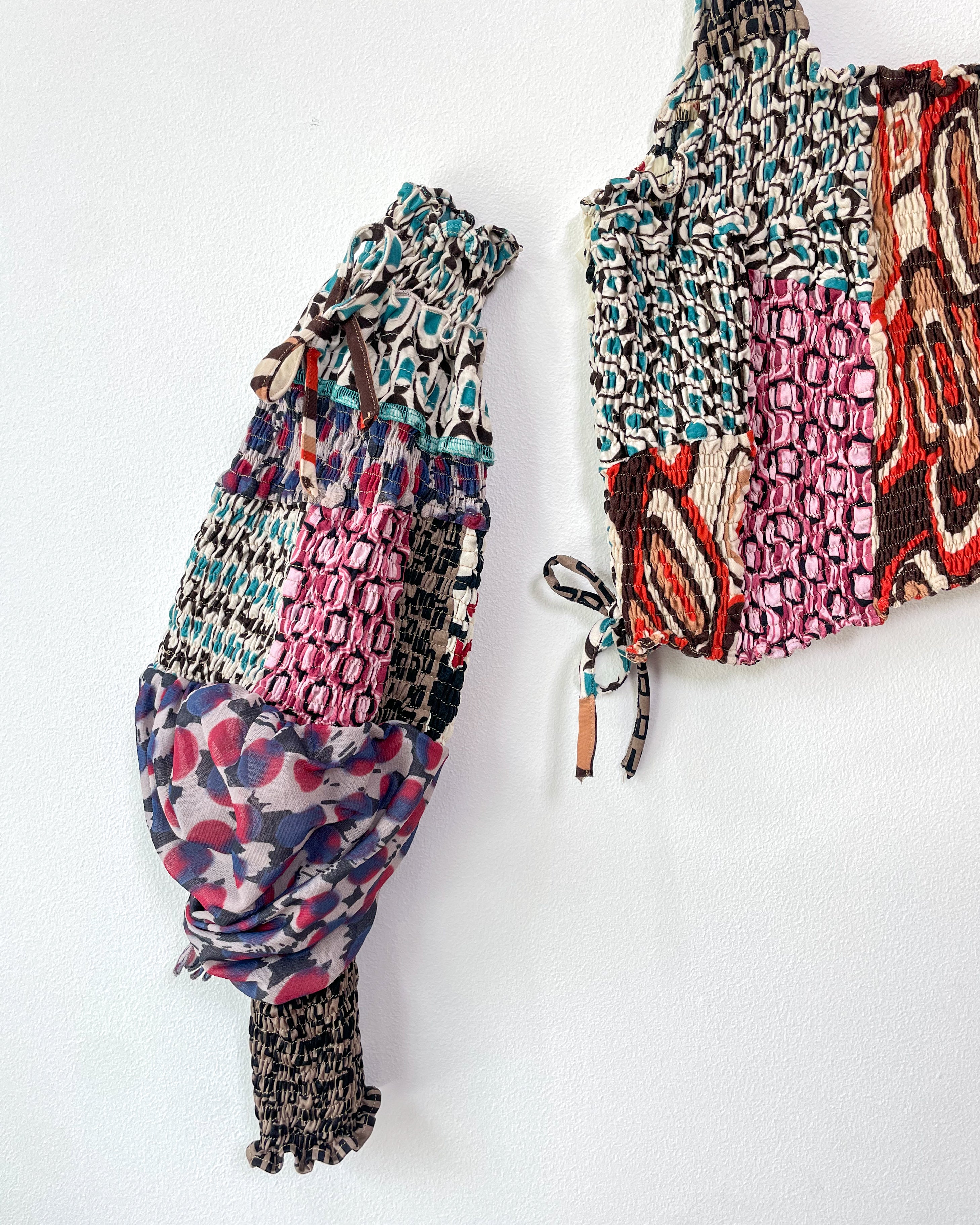 Patchwork Smock Top