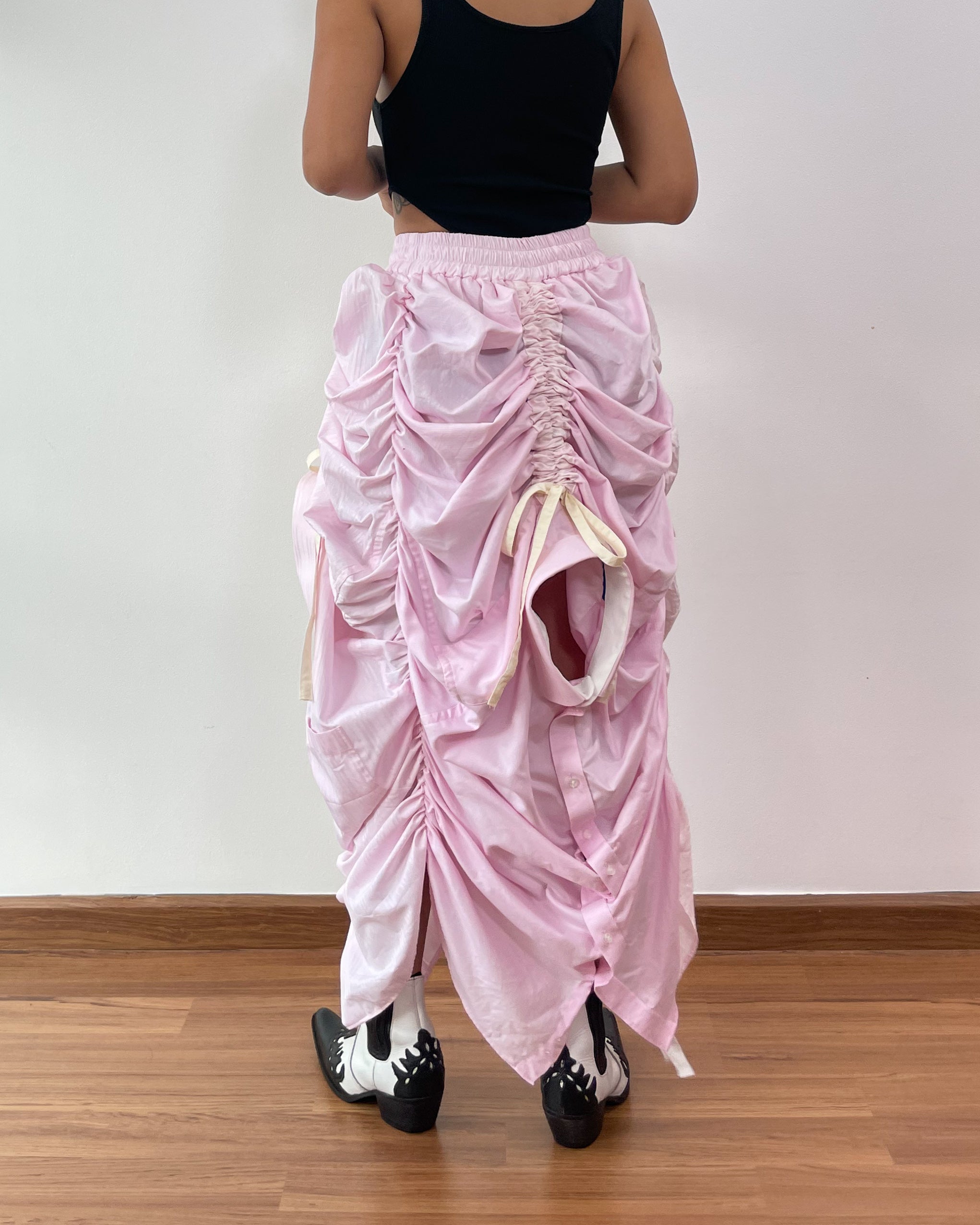 Triple Shirt Marshmallow Skirt