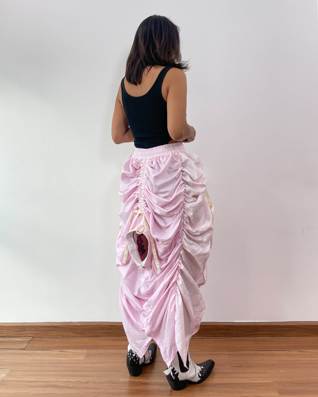 Triple Shirt Marshmallow Skirt