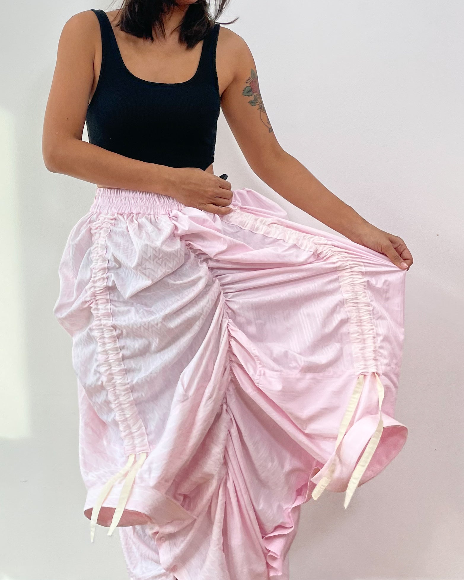 Triple Shirt Marshmallow Skirt