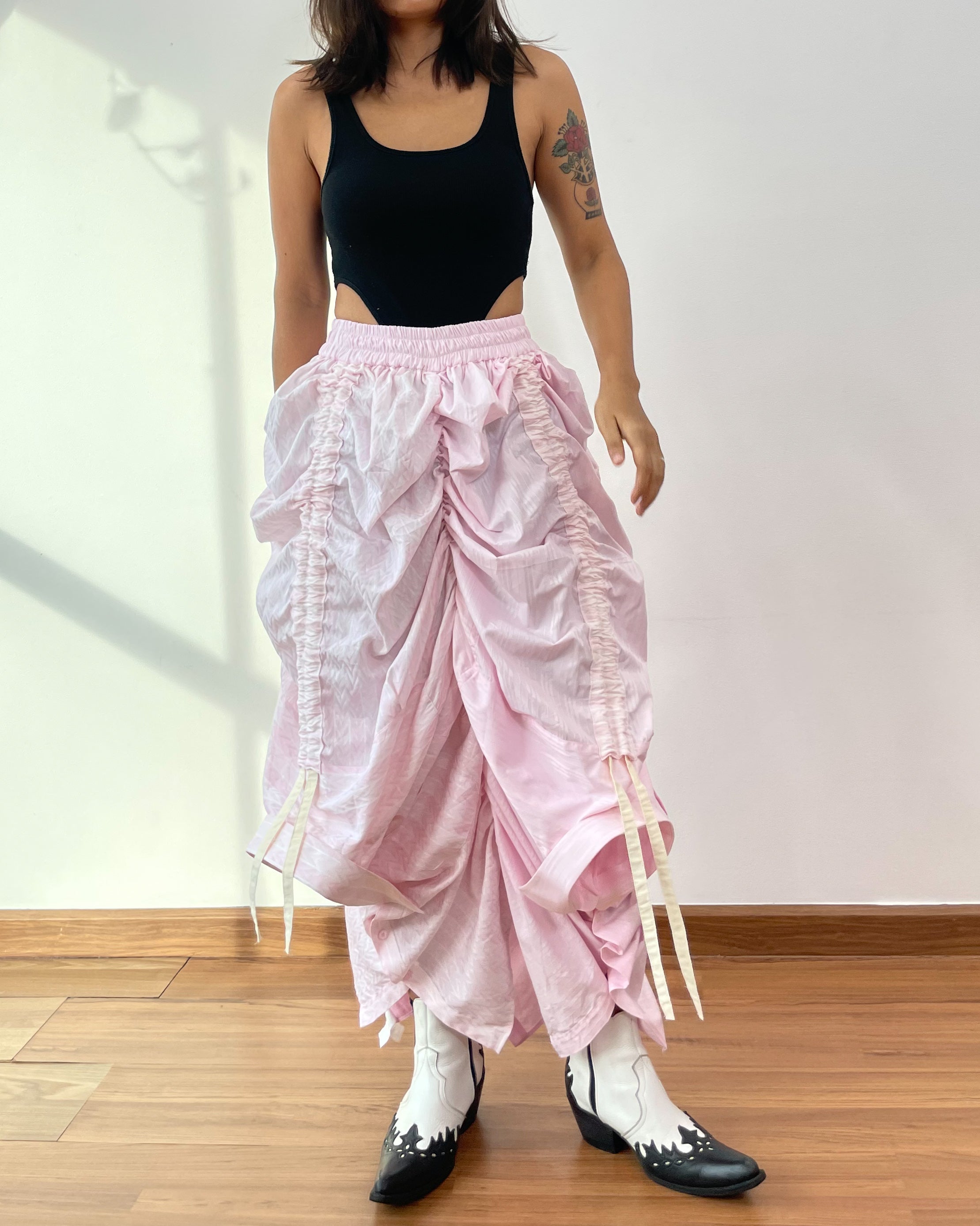 Triple Shirt Marshmallow Skirt