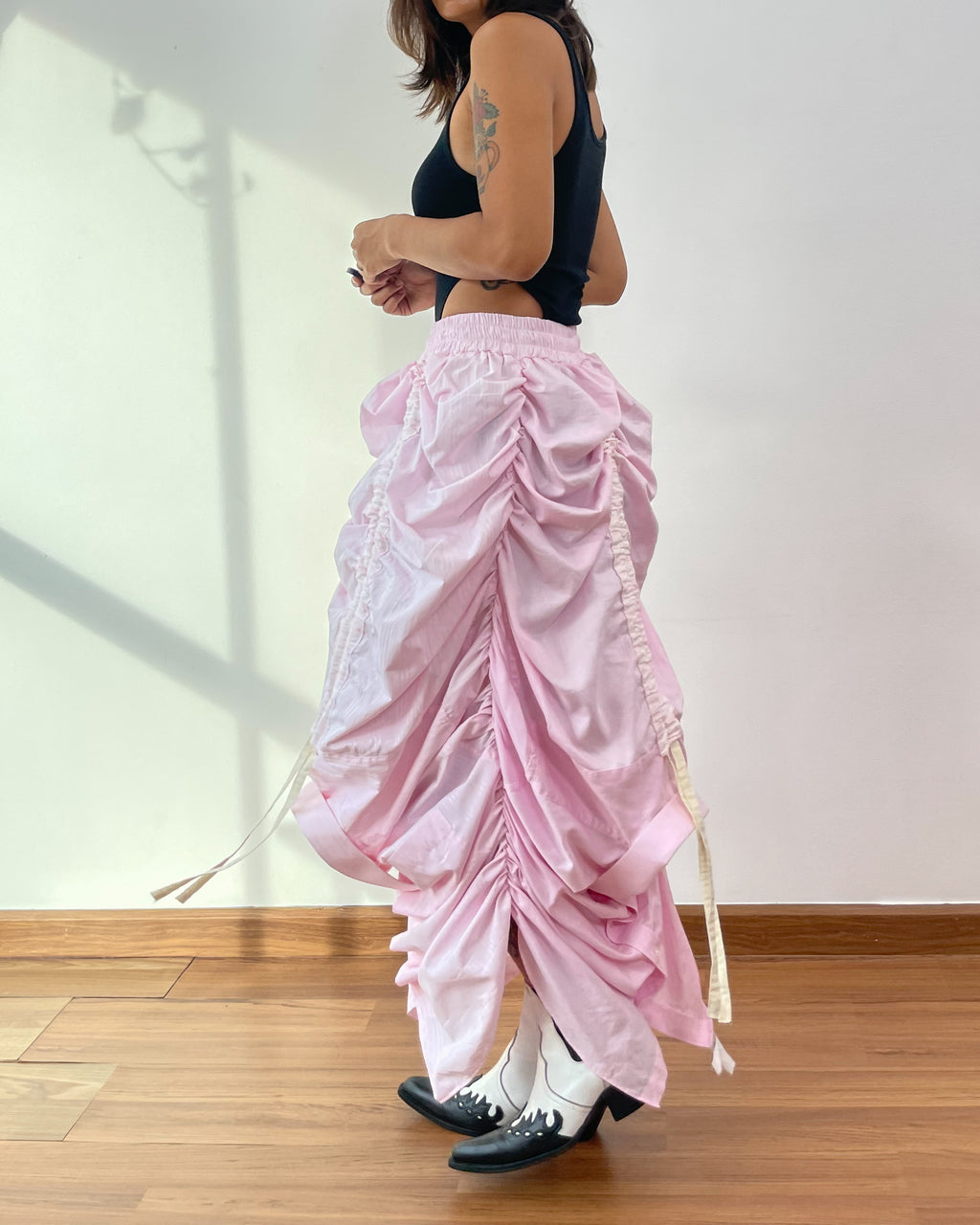 Triple Shirt Marshmallow Skirt