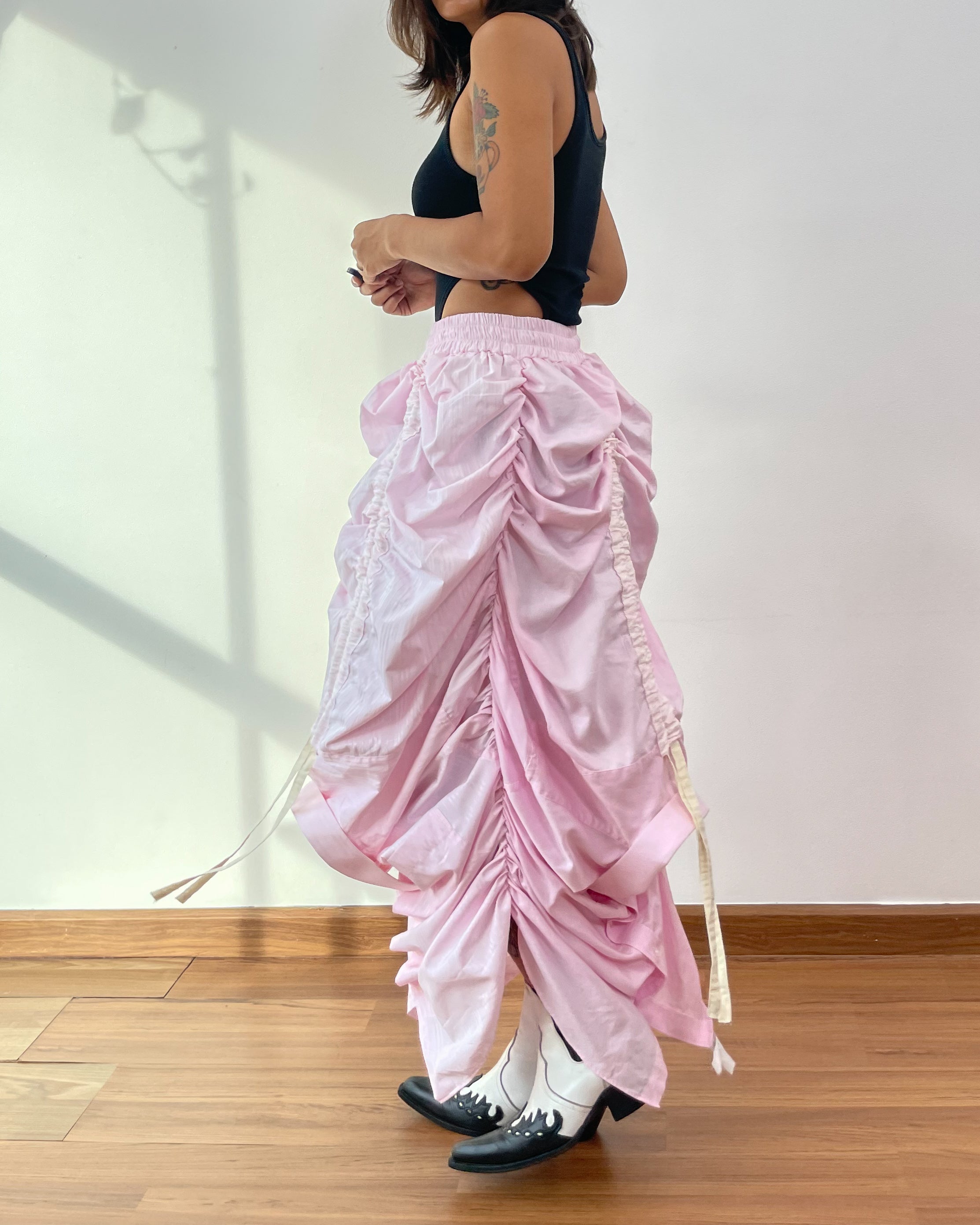 Triple Shirt Marshmallow Skirt
